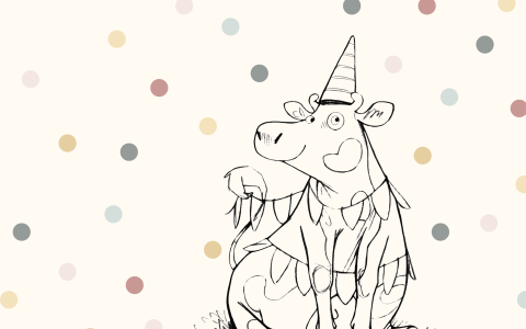 Grafik Kuh Liselotte